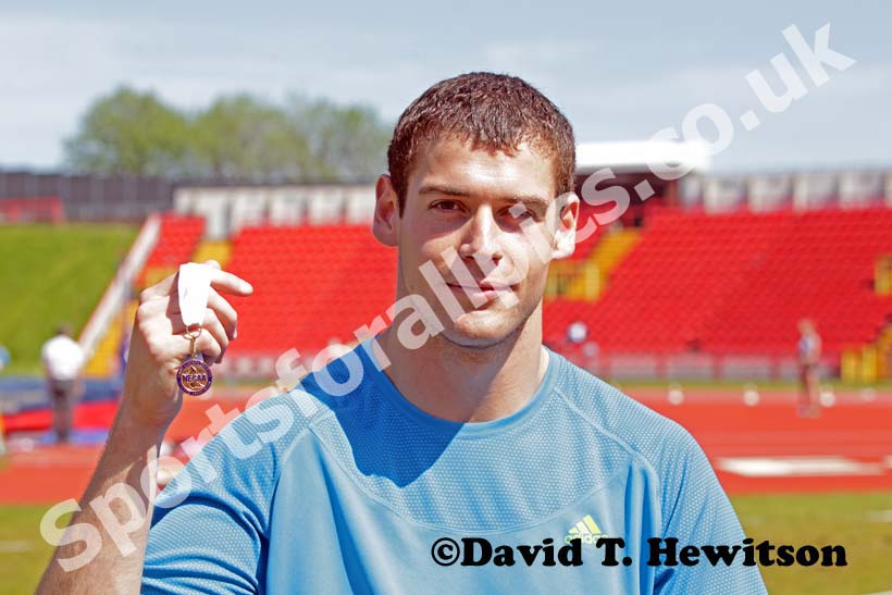 Graeme Level (Gateshead) winner of the discus.